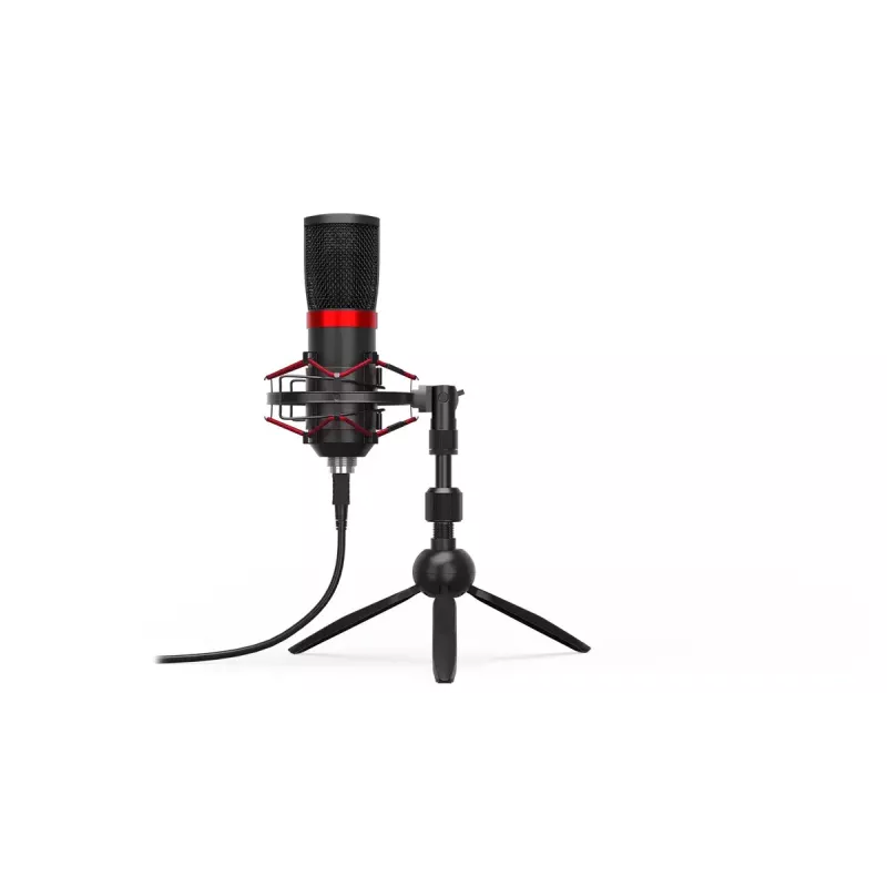 Mikrofon PC ENDORFY Solum Streaming T — przewodowy USB, 24-bit/48 kHz, 18–21000 Hz, mocowanie na stole, wyjście słuchawkowe, czarny