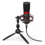 Mikrofon PC ENDORFY Solum Streaming T — przewodowy USB, 24-bit/48 kHz, 18–21000 Hz, mocowanie na stole, wyjście słuchawkowe, czarny