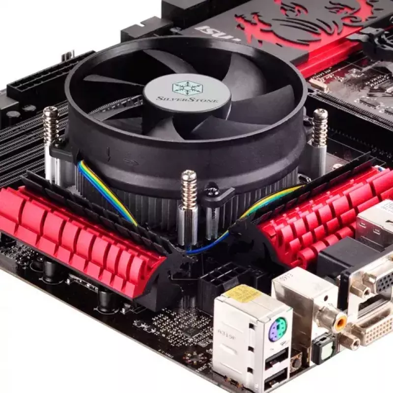 Chłodzenie Silverstone NT09-115X Procesor Chłodzenie 9,2 cm Aluminium