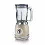 Ariete 583, Blender Vintage z szklanym dzbankiem 1,5 litra, 4 ostrza ze stali nierdzewnej, 4 prędkości + Pulse, 1000 W, Beżowy