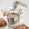Ariete 1588 Vintage Mixer, Planetary Mixer do chleba, pizzy, ciast i wypieków, pojemność 5,5 l, 7 prędkości, 2400 W, pastelowy beż