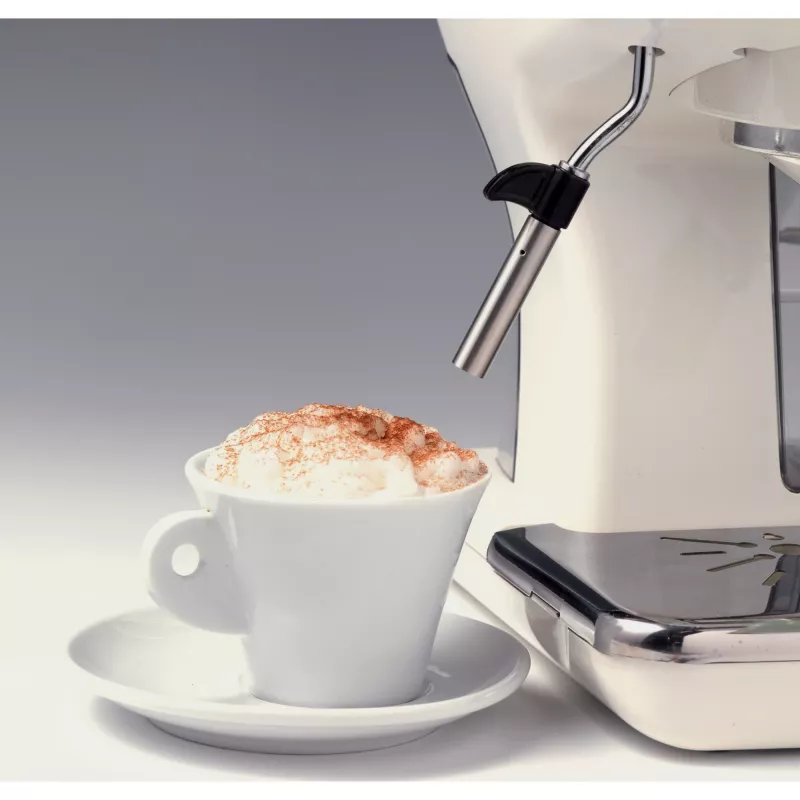Ekspres do kawy Ariete 1389 Vintage - Ekspres do kawy espresso do kawy mielonej lub kapsułek ESE, w kolorze pastelowego beżu