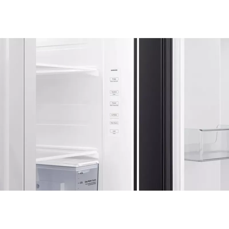 Samsung RS64DG5303B1 lodówka side-by-side Wolnostojąca 628 L Czarny, Stal nierdzewna