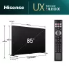 Hisense 85UXNQ 2.16 m (85 cali) 4K Ultra HD Smart TV Wi-Fi Czarny, Szary 700 cd/m²