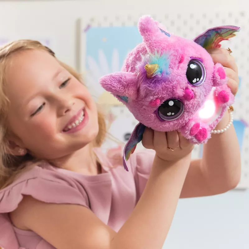 Hatchimals Alive Mystery Hatch Pufficorn Spinmaster AA Bateria Różowy Biały