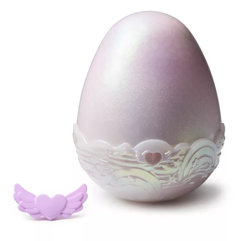Hatchimals Alive Mystery Hatch Pufficorn Spinmaster AA Bateria Różowy Biały