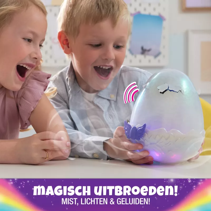 Hatchimals Alive Mystery Hatch Draggle Spinmaster Różowo-Biały AA