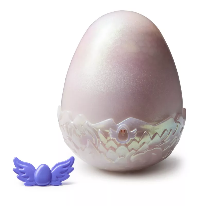 Hatchimals Alive Mystery Hatch Draggle Spinmaster Różowo-Biały AA