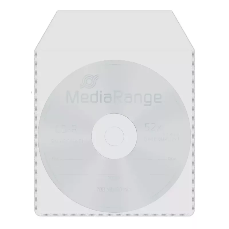 Etui kartonowe MediaRange BOX64 na płyty optyczne na 1 płytę Szare
