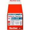 Wkręt do drewna FISCHER PowerFast II 8,0x220 mm z łbem stożkowym, TX, ocynkowany