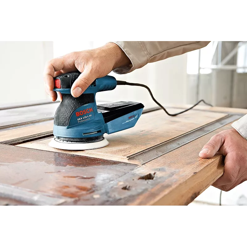 Bosch GEX 125-1 AE Professional szlifierka oscylacyjna 12000 RPM 24000 OPM Czarny, Niebieski, Czerwony