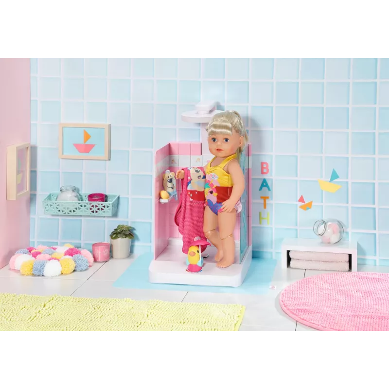 Łazienka dla lalek BABY born Bath Walk in Shower Zalecany wiek 3 lata