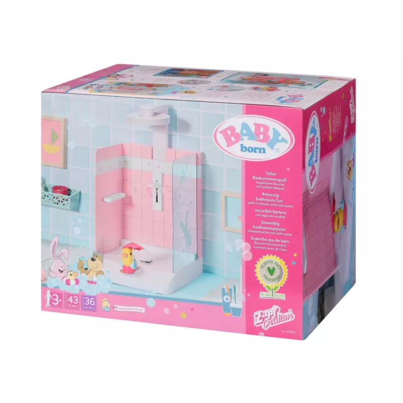 Łazienka dla lalek BABY born Bath Walk in Shower Zalecany wiek 3 lata