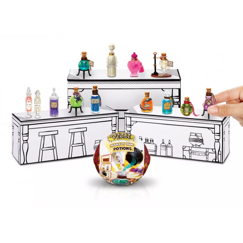 Miniverse - Harry Potter Make It Mini Potions, 8 lat, Wielokolorowy, Plastik, Żywica