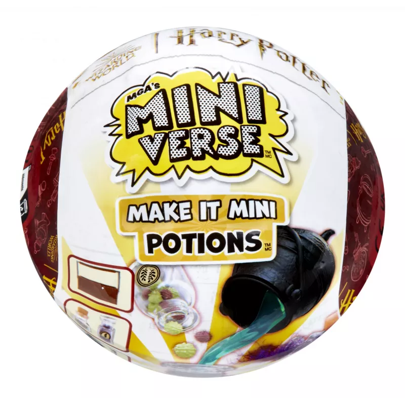 Miniverse - Harry Potter Make It Mini Potions, 8 lat, Wielokolorowy, Plastik, Żywica