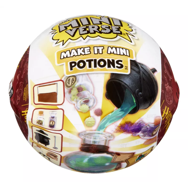 Miniverse - Harry Potter Make It Mini Potions, 8 lat, Wielokolorowy, Plastik, Żywica