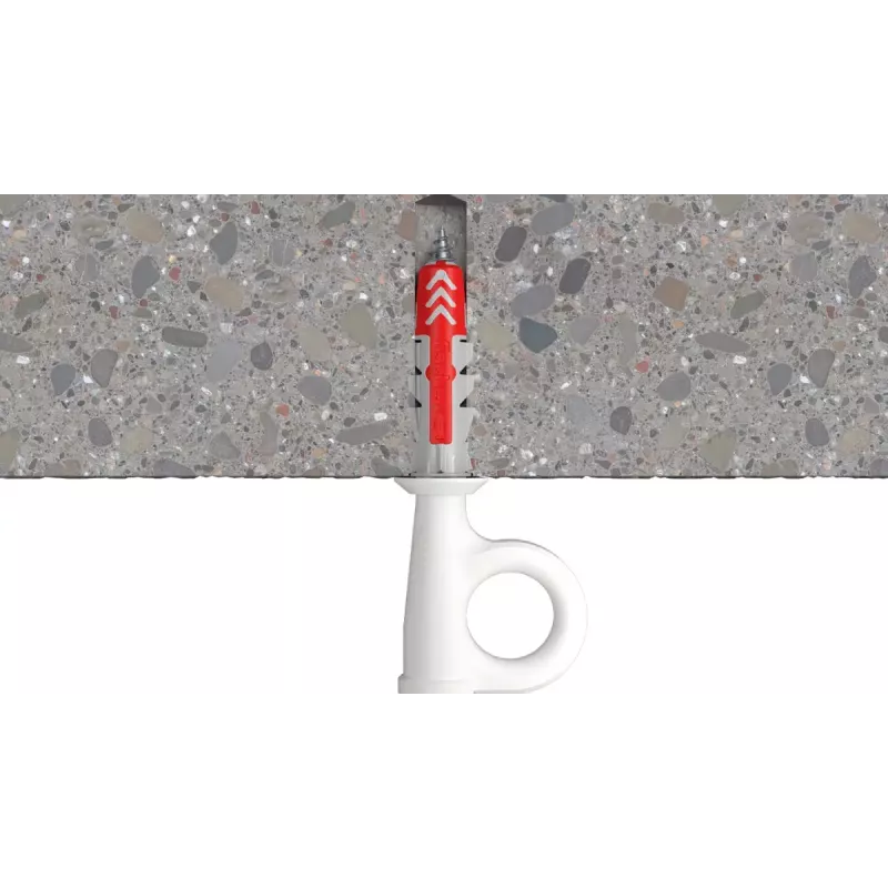 Zestaw wkrętów z hakiem i kołków Fischer 564173 25 szt. tworzywo sztuczne 8 mm