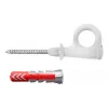 Zestaw wkrętów z hakiem i kołków Fischer 564173 25 szt. tworzywo sztuczne 8 mm