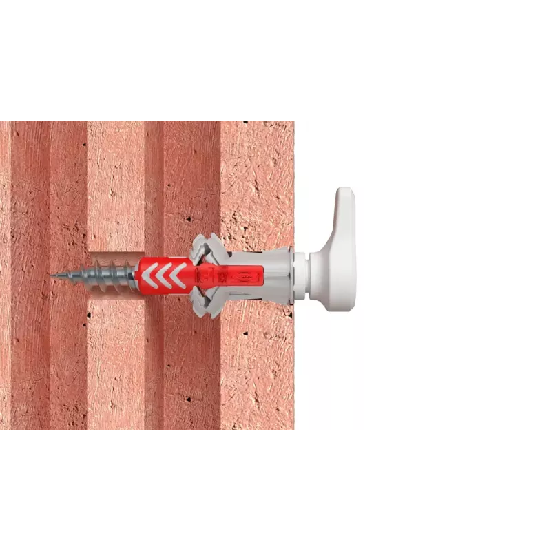 Zestaw haków śrubowych i kołków rozporowych Fischer 564168 25 szt. otwór wiertniczy 6 mm