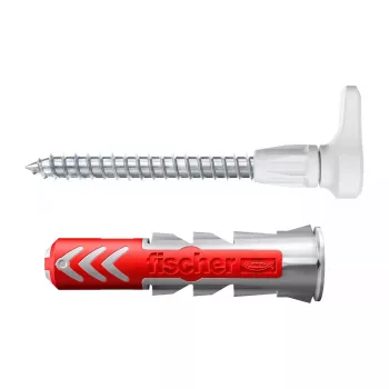Zestaw haków śrubowych i kołków rozporowych Fischer 564168 25 szt. otwór wiertniczy 6 mm