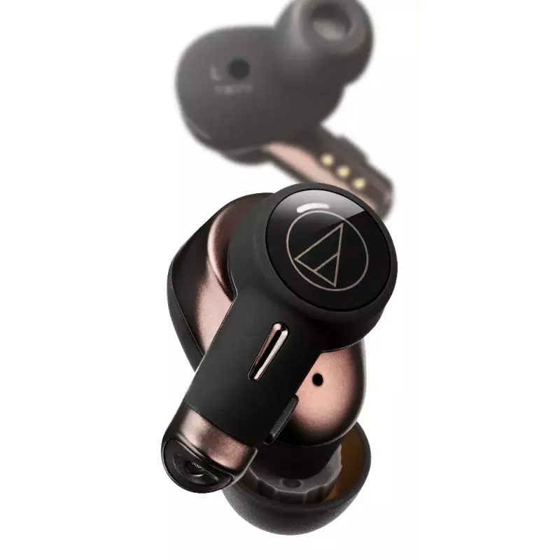 Słuchawki Audio-Technica ATH-TWX9 — True Wireless douszne TWS, 10–40000 Hz, Bluetooth, brązowy