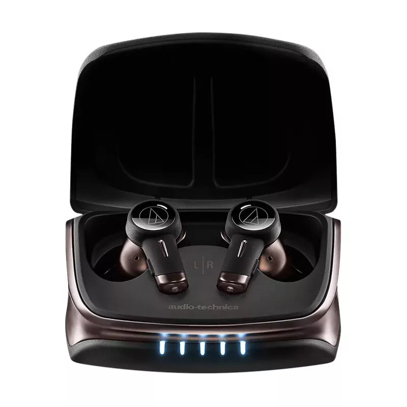 Słuchawki Audio-Technica ATH-TWX9 — True Wireless douszne TWS, 10–40000 Hz, Bluetooth, brązowy