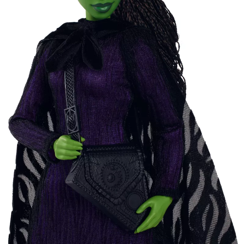 Lalka kolekcjonerska MATTEL Wicked Deluxe Elphaba HXY38 – figurka postaci, ruchoma, szczegółowy kostium