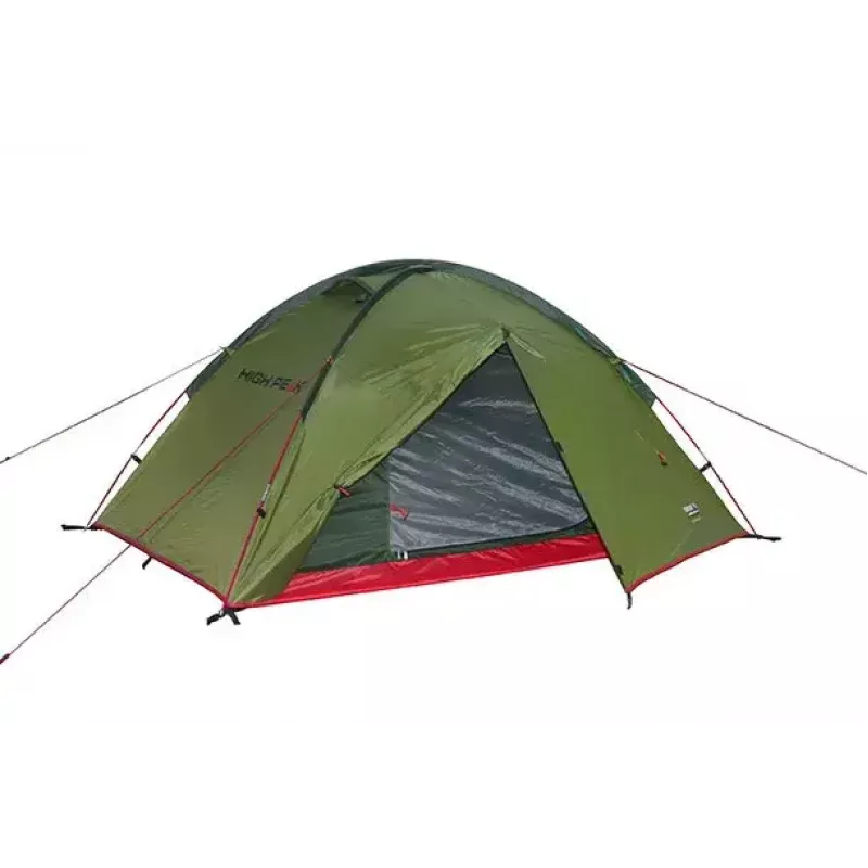 Namiot High Peak Woodpecker 3 — 3-osobowy, zielono-czerwony, model N0802