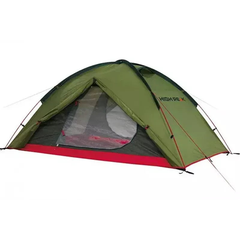 Namiot High Peak Woodpecker 3 — 3-osobowy, zielono-czerwony, model N0802