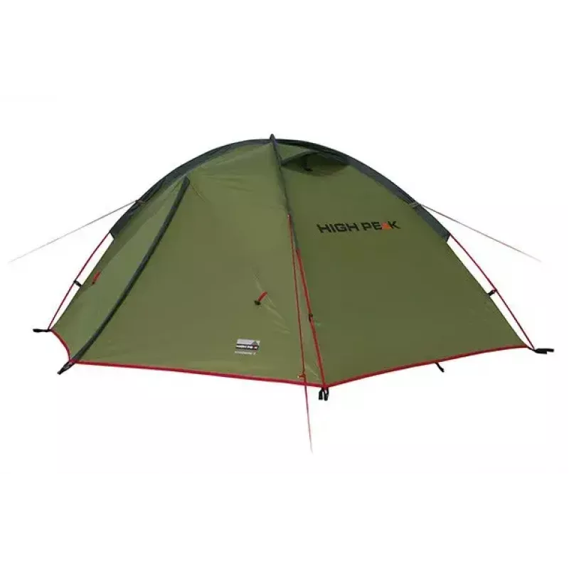 Namiot High Peak Woodpecker 3 — 3-osobowy, zielono-czerwony, model N0802