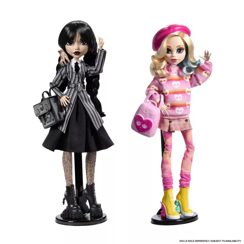 Lalka modowa Mattel Monster High Wednesday Enid Sinclair Wielokolorowa
