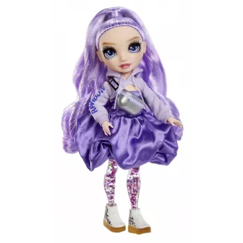 Rainbow High Sparkle & Shine Fashion Dolls- Viola (purpurowa), Lalka modowa, Kobieta, 4 lat(a), Chłopiec/Dziewczynka, 280 mm, Wielokolorowy