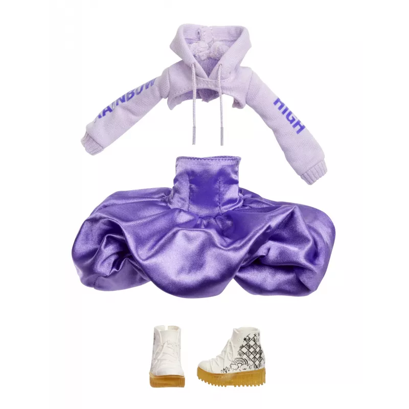 Rainbow High Sparkle & Shine Fashion Dolls- Viola (purpurowa), Lalka modowa, Kobieta, 4 lat(a), Chłopiec/Dziewczynka, 280 mm, Wielokolorowy