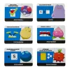 Gra Scrabble Pokémon, klasyczna rodzinna gra słowna z dwoma trybami gry dla 2-4 graczy, edycja niemiecka