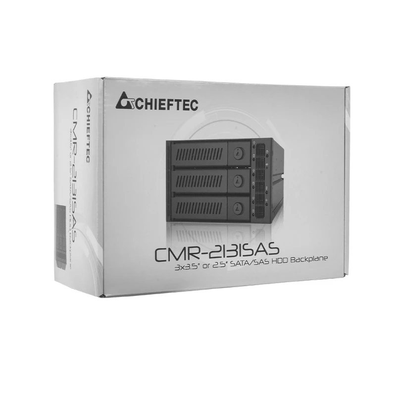 Chieftec CMR-2131SAS panel wnęki na dyski Czarny