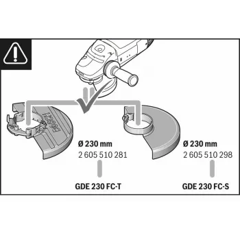 System odsysania pyłu Bosch GDE 230 FC-S Professional