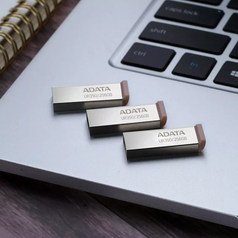 ADATA UR350 pendrive 256 GB USB Type-A 3.2 Gen 1 (3.1 Gen 1) czarny, srebrny
