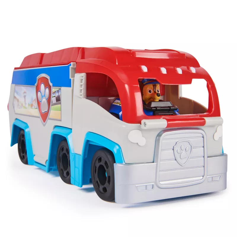 Zestaw pojazdów zabawkowych Spin Master PAW Patrol Pup Squad Patroller Team Vehicle z kolekcjonerskim samochodzikiem Chase, od 3 lat, plastik, wielokolorowy