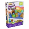 Kinetic Sand, Project Planet Turtle Beach z 14 uncjami piasku do zabawy, narzędziami i foremkami, zrównoważonymi ekologicznymi materiałami, zabawki sensoryczne dla dzieci