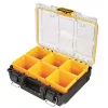 Skrzynka na narzędzia DeWALT ToughSystem 2.0 Czarna Przezroczysta Żółta 6 kieszeni