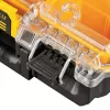 Skrzynka na narzędzia DeWALT ToughSystem 2.0 Czarna Przezroczysta Żółta 6 kieszeni