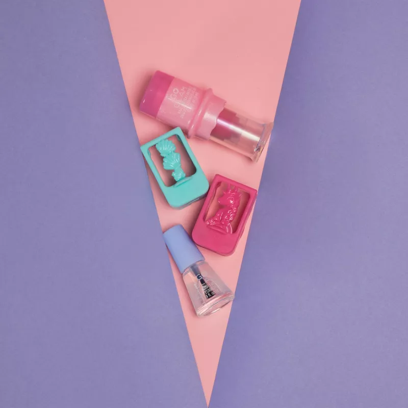 Cool Maker, GO GLAM Nail Kit Refill, wzory jednorożca i syren, stylizacja 80 paznokci (opakowanie może się różnić), zabawki artystyczne i rzemieślnicze dla dzieci od 7 lat