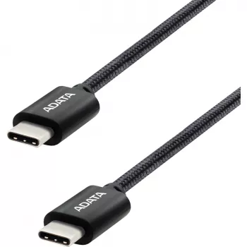 Kabel USB-C na USB-C ADATA CACC-100PN-BK, USB 2.0, 1 m, czarny