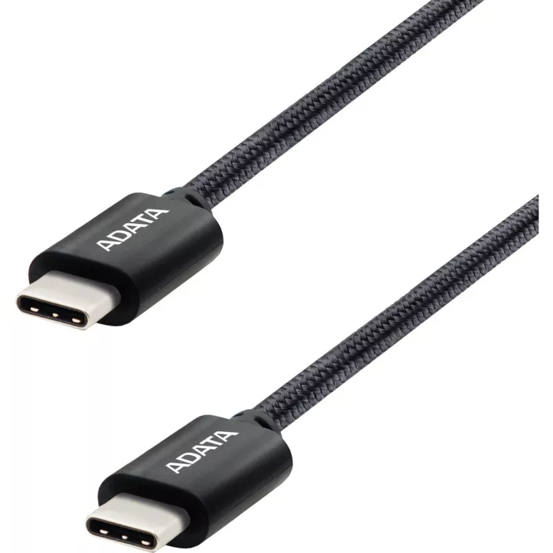 Kabel USB-C na USB-C ADATA CACC-100PN-BK, USB 2.0, 1 m, czarny