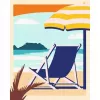 Ravensburger Painting Set CreArt Gallery Wall Set 'At the Beach' 23901 — zestaw do malowania z panelami ramowymi