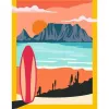 Ravensburger Painting CreArt 'Sunset at the Beach' model 23898 — zestaw do malowania po numerach dla dorosłych i młodzieży