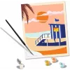 Zestaw do malowania Ravensburger CreArt Plaża - Domek, model 23896, zawiera płótno i farby