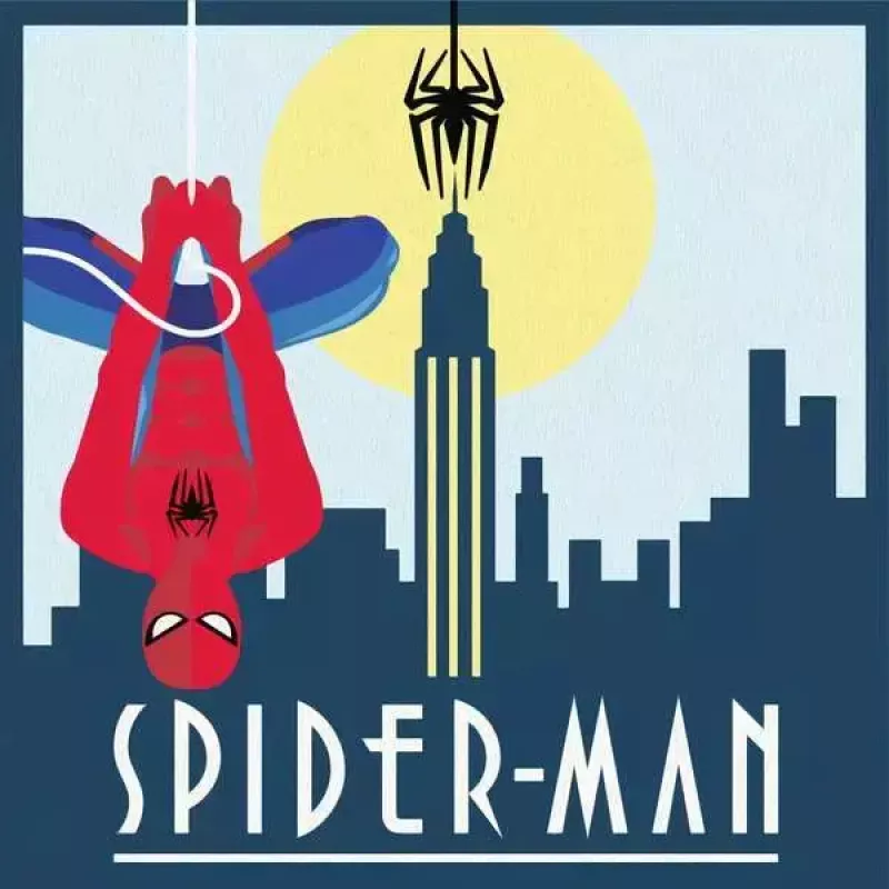 Zestaw do malowania po numerkach Ravensburger CreArt Spider-Man (model 23891) — zestaw do malowania na płótnie