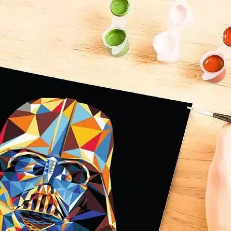 Zestaw do malowania Ravensburger CreArt Star Wars - Darth Vader, model 23731, zestaw do malowania po numerach