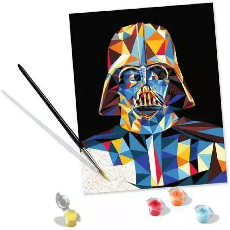 Zestaw do malowania Ravensburger CreArt Star Wars - Darth Vader, model 23731, zestaw do malowania po numerach